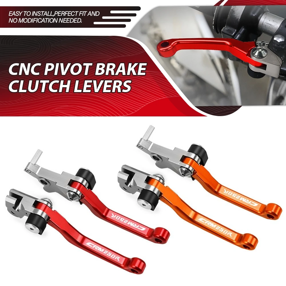 

CNC Motorcycle Brake Clutch Lever Motocross dirt bike Brakes Levers FOR HONDA CRM250R CRM 250 R 1994 1995 1996 1997 1998 1999