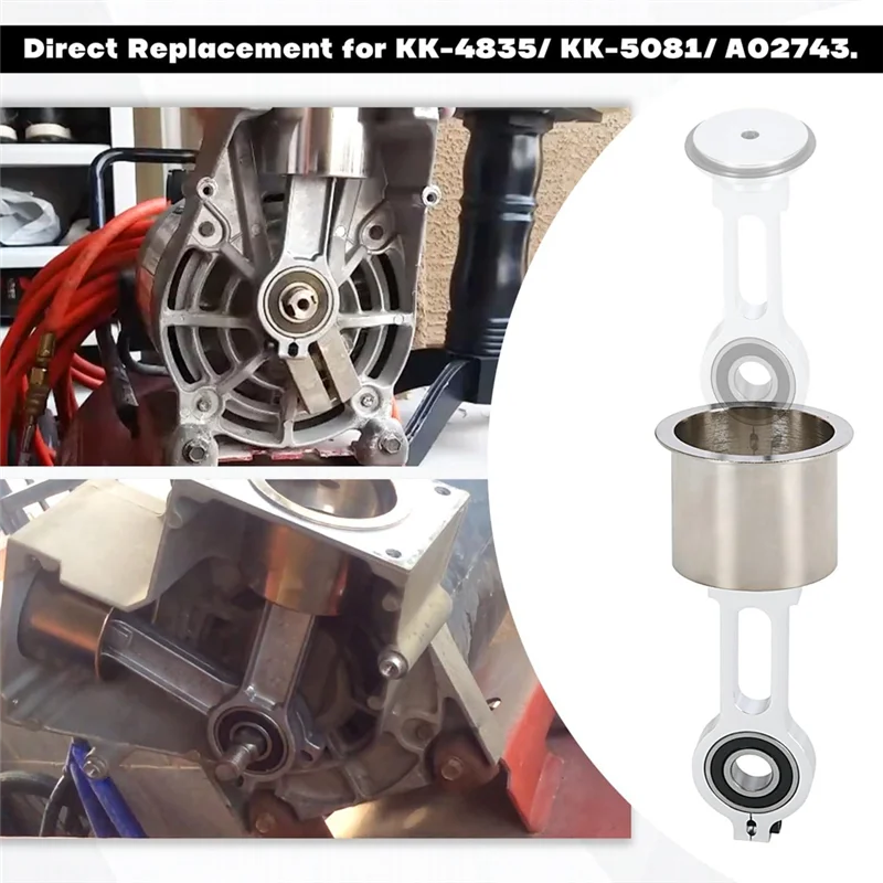 

AA76-KK-4835 Комплект поршня компрессора Сменные аксессуары для шатуна Кабельный безмасляный насос воздушного компрессора