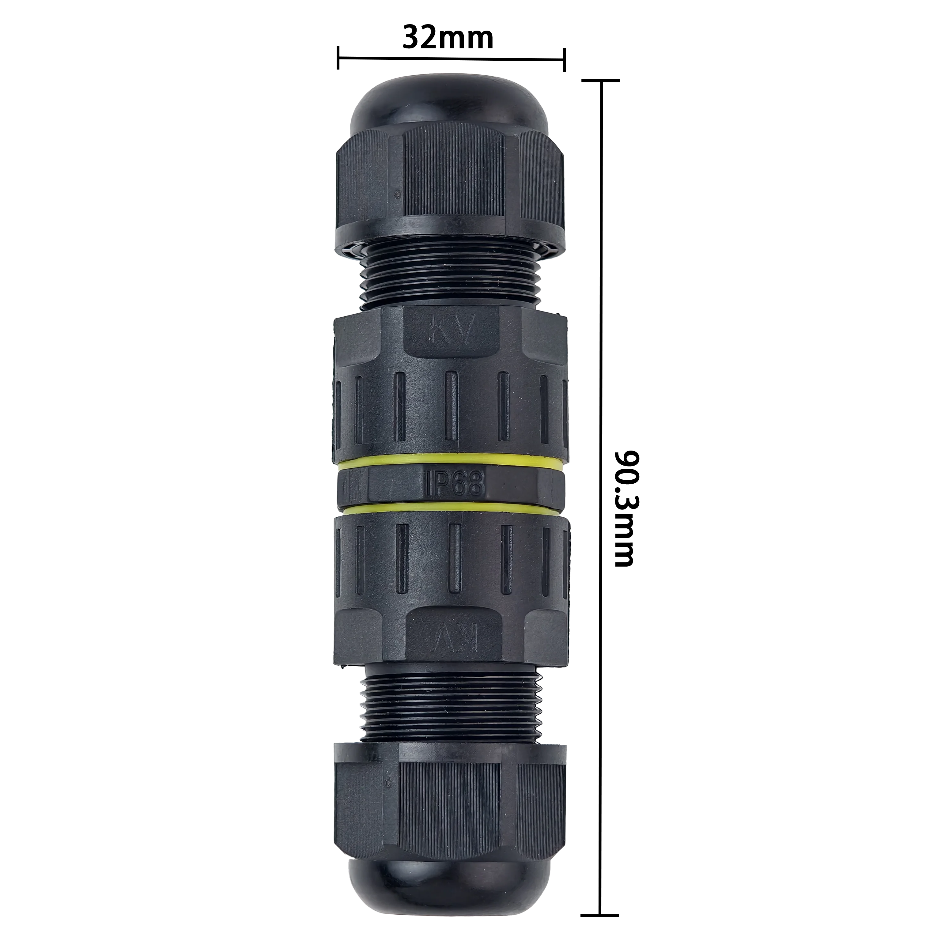 IP68 M25 Waterproof Quick Wire Connector 2/3/4/5 Pin Push-In Lever Terminal Block Outdoor Junction Box LED Lamp Rainproof Joints