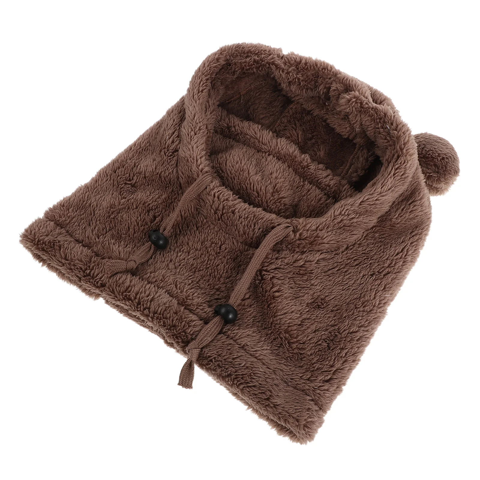 

Зимняя шапка-балаклава для маленьких девочек с утеплителем для шеи, из мягкой, приятной для кожи ткани, для ежедневных прогулок и игр на снегу