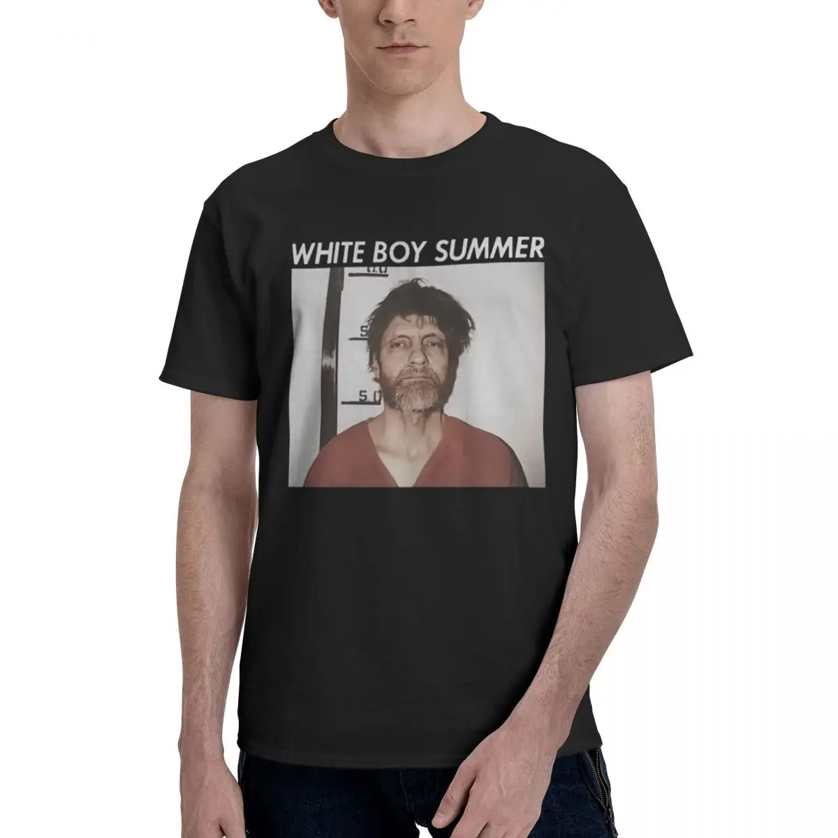 

Голосуйте по почте Ted Kaczynski, повседневные дышащие удобные топы из 100% хлопка, футбольные рубашки, мужская рубашка 2025 г.