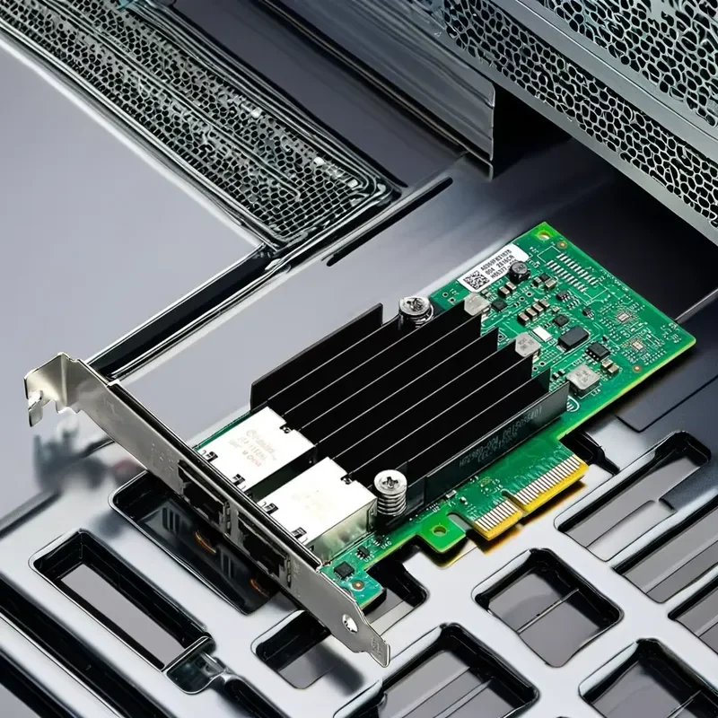 X550-T2 10G Ethernet Adapter PCIe 3.0 x4 Dual Port RJ45 LAN Card 10GBase-T NBASE-T 5G 2.5G 1G Network Server Wired