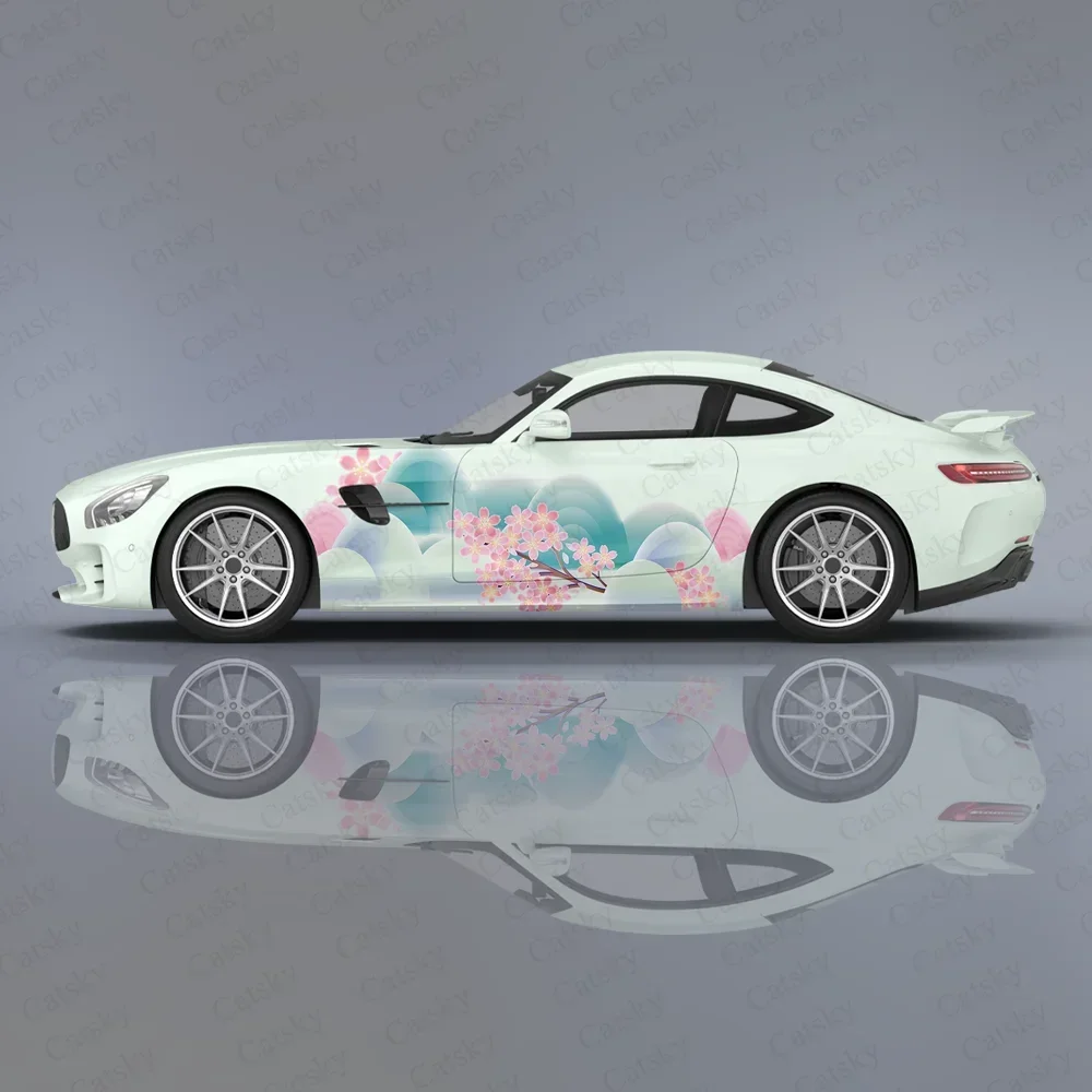 

Fantastic Landscape Car Accessory Full Wrap Sticker Car Decal Decorative Cut Body Racing Graphic Decal Vinyl Wrap Modern Design