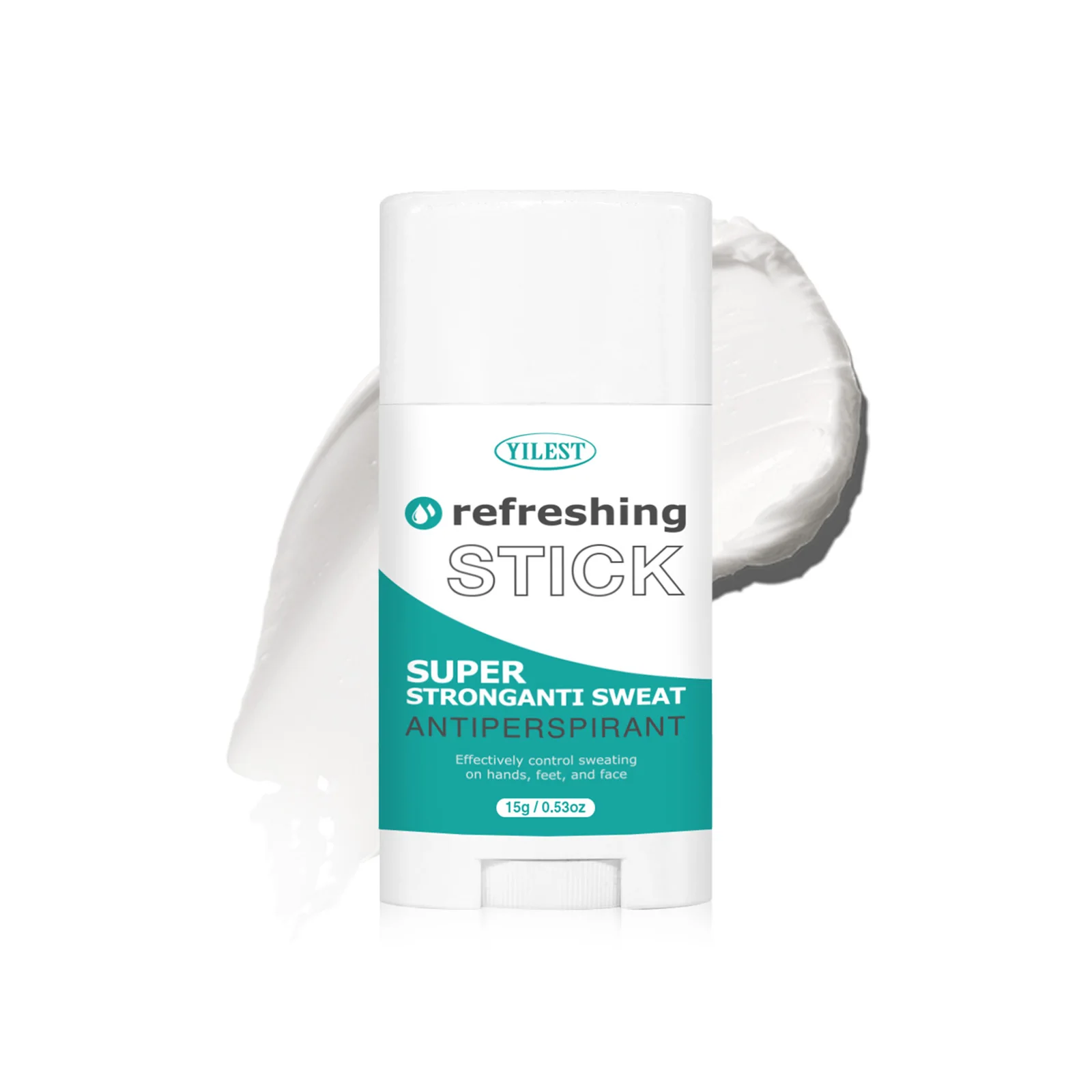 สติ๊กระงับกลิ่นกายสูตรเข้มข้นพิเศษ 15 กรัม ให้ความแห้งสบายตลอดวันสำหรับมือ เท้า และใบหน้า ป้องกันคราบเหงื่อ สูตรปลอดภัยและสดชื่น