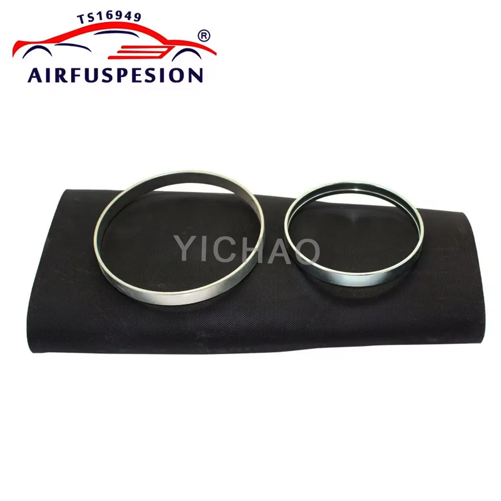 Front Air Suspension Shock Rubber Sleeve+Crimping Rings For Mercedes Benz ML GL Glass W164 X164 1643206013 1643204313 1643204613