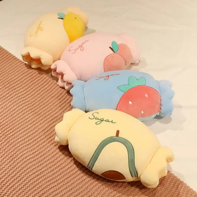Cute Candy Warm Hand Pillow,Hand Cover 2-in-1 Office Cushion Student Nap Pillow, Soft Skin Friendly Filling Full Good Resilience