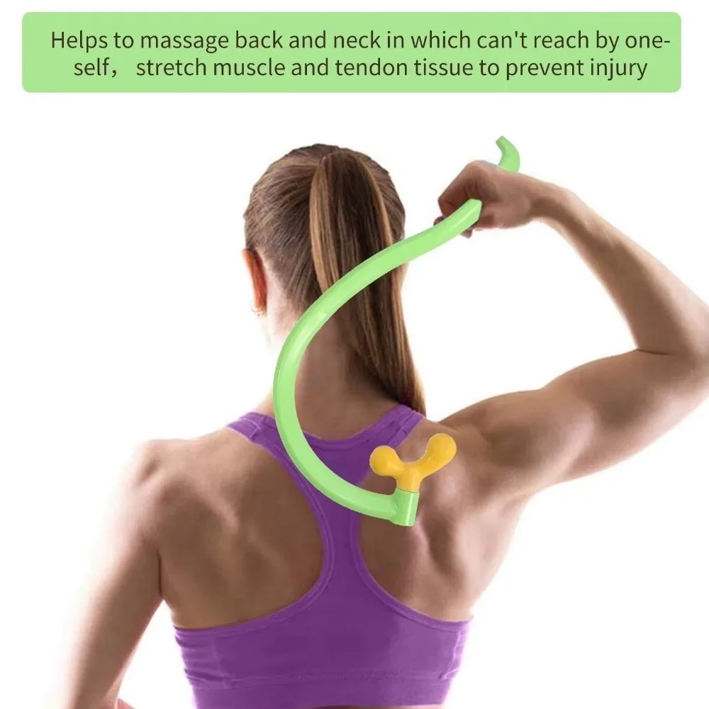 Dual Head Trigger Point Massager Dual Trigger Point Plastic Self Massager Simulates Massage Deep Tissue Massager Therapist Hands