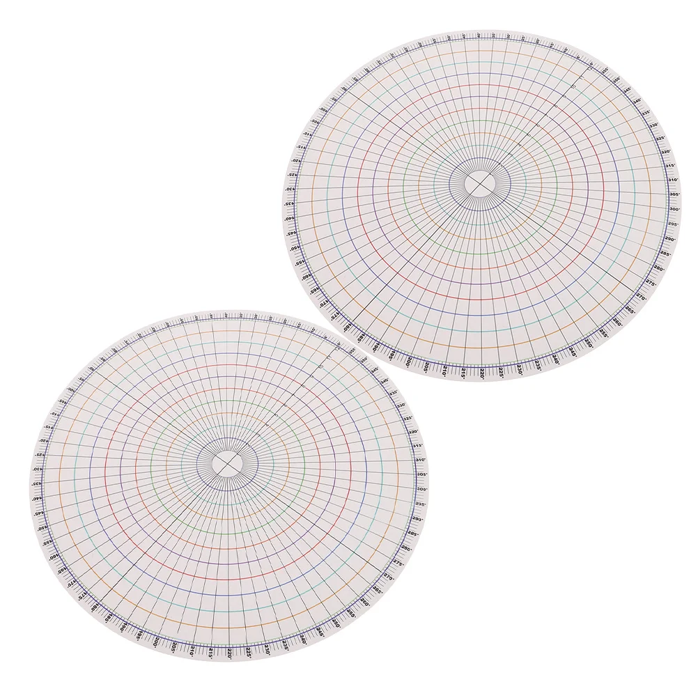

2Pcs Pottery Clay Divider - Circular Measuring Template for Ceramic Painting and Underglaze Drawing Clean Workspace Protection