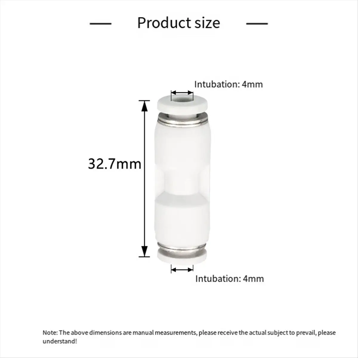 

(B63C) 10 шт. для Bambu Lab P1/X1: PTFE-коннекторы для 3D-принтеров, тефлоновые соединители для трубок подачи, PTFE-коннекторы AMS для подачи материала
