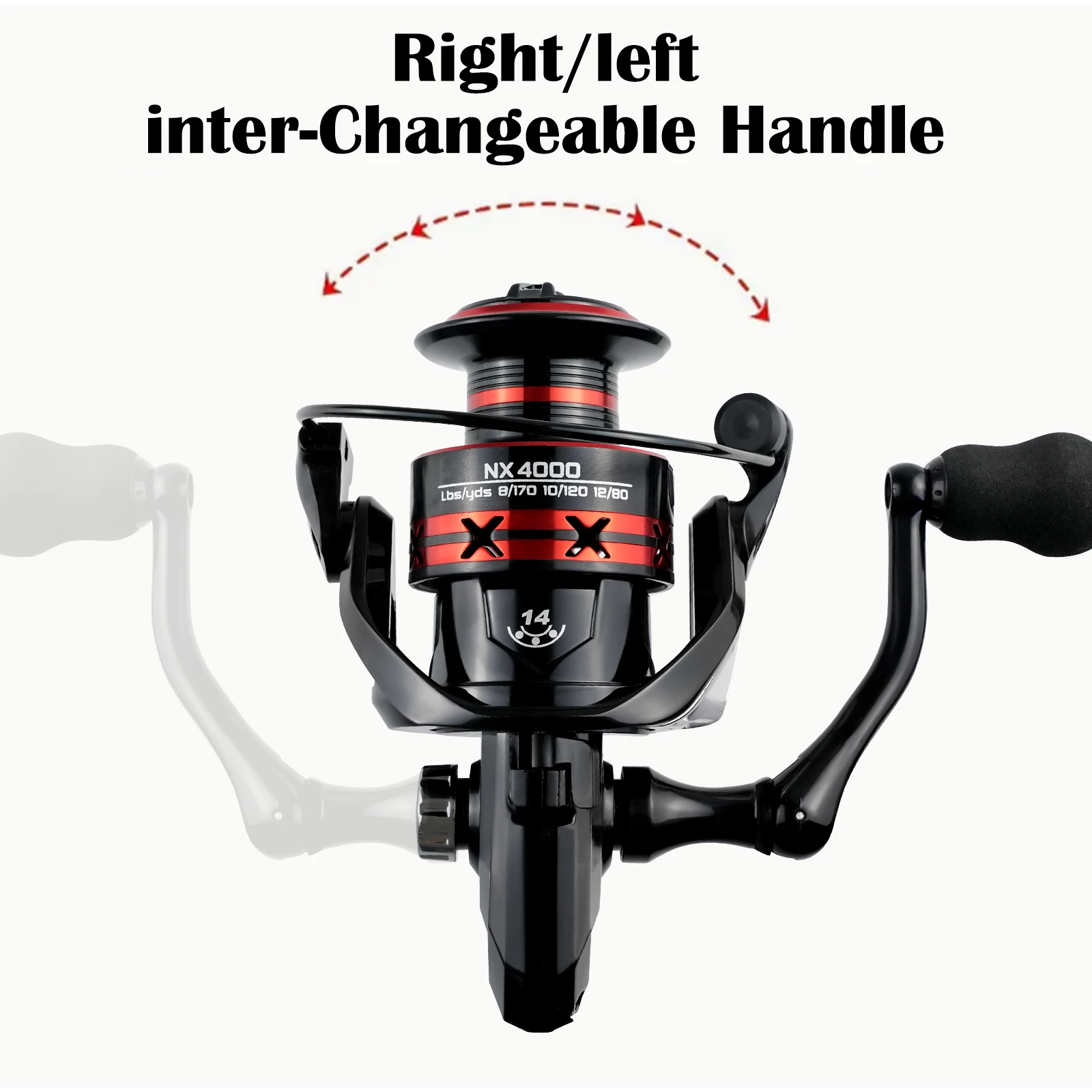 Professional Ultra Light 1000~7000 5.2:1 Gear Ratio,26LB Max Drag CNC Metal Spool Spinning Fishing Reel For Freshwater Saltwater gallery 1