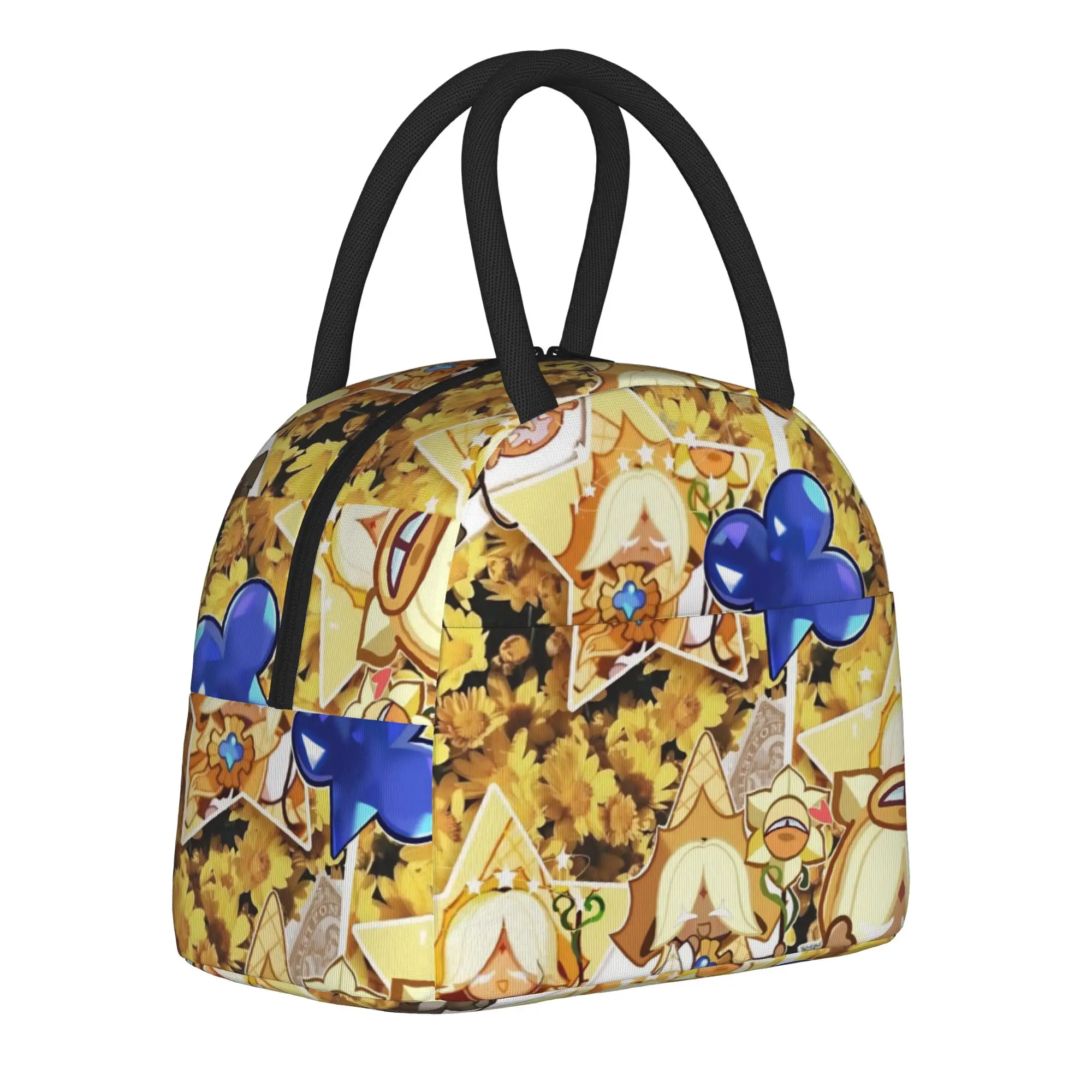 Pure Vanilla Cookie  Insulated Lunch Bag Cooler Bag Lunch Container Cookie Run Kingdoms Leakproof Tote Lunch Box Food Bag