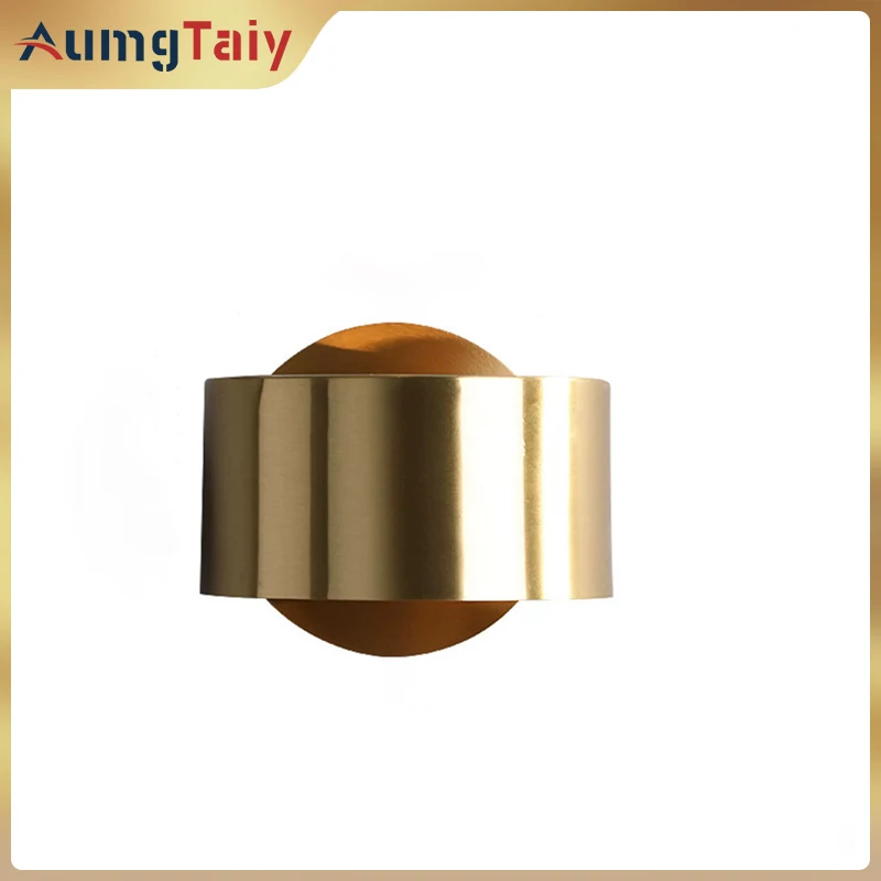 Wall Lamp Led Lighting Minimalist Golden Wall Sconce Luminaire Lights for Bedroom Bedside Living Room Corridor Hallway
