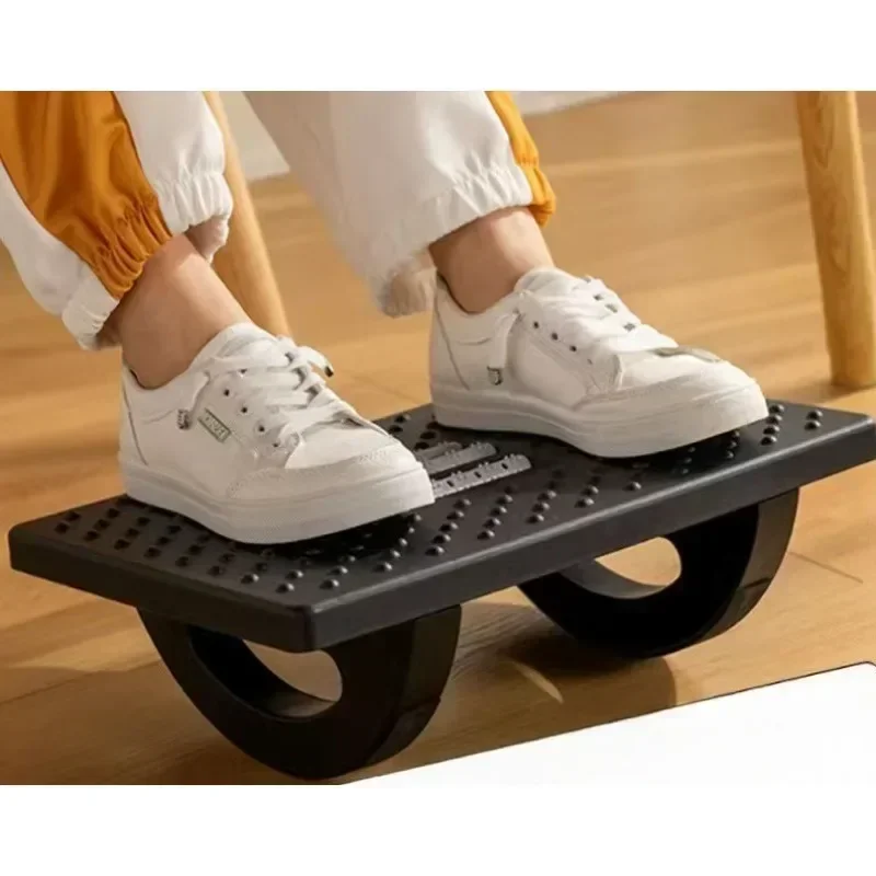 NEW Under the Table Foot Pedal Anti-twisting Legs Half-circle 180 ° Rocking Relaxation Leisure Stirrups Office Foot Pedal