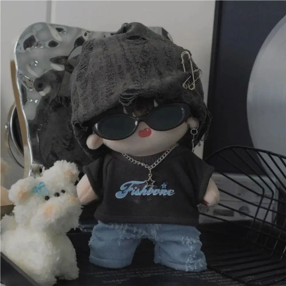 

Уличный стиль, 20 см, хлопковая кукольная одежда, толстовка, джинсы, одежда для куклы Idol, спортивная одежда для кукол, аксессуары для кукол