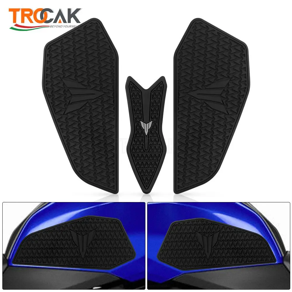 

For MT-07 2025 Tank Pad Motorcycle accessories Fuel Tank Pad For YAMAHA MT-07 2025 Non-slip Side Fuel Tank Waterproof Pad
