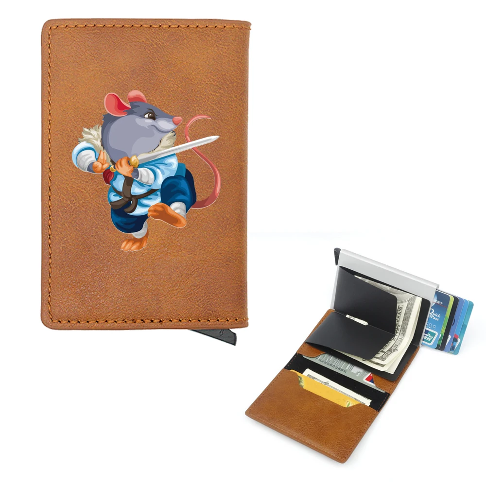 

Funny Mouse Design Cover Rfid Credit Card Holder Men Wallets Bank Cardholder Case Small Slim Thin Mini Women Lucky Wallet