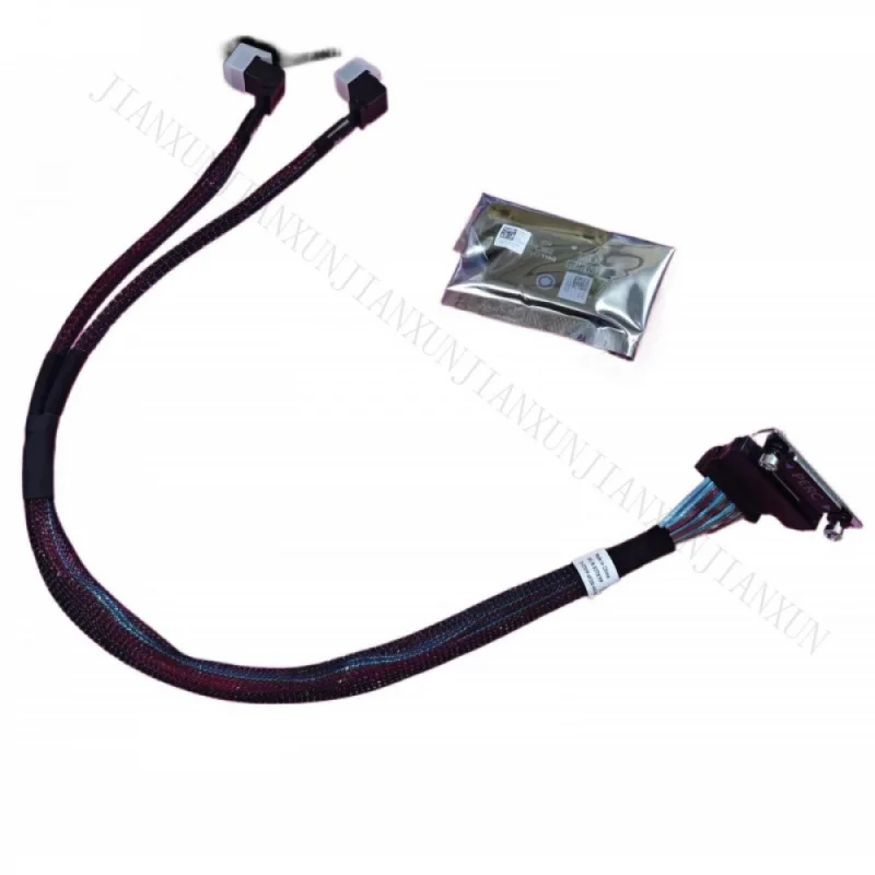 S+New For PowerEdge R740XD 24 Bay SFF H740P MINI MONO RAID Card w/PERC SAS CABLE