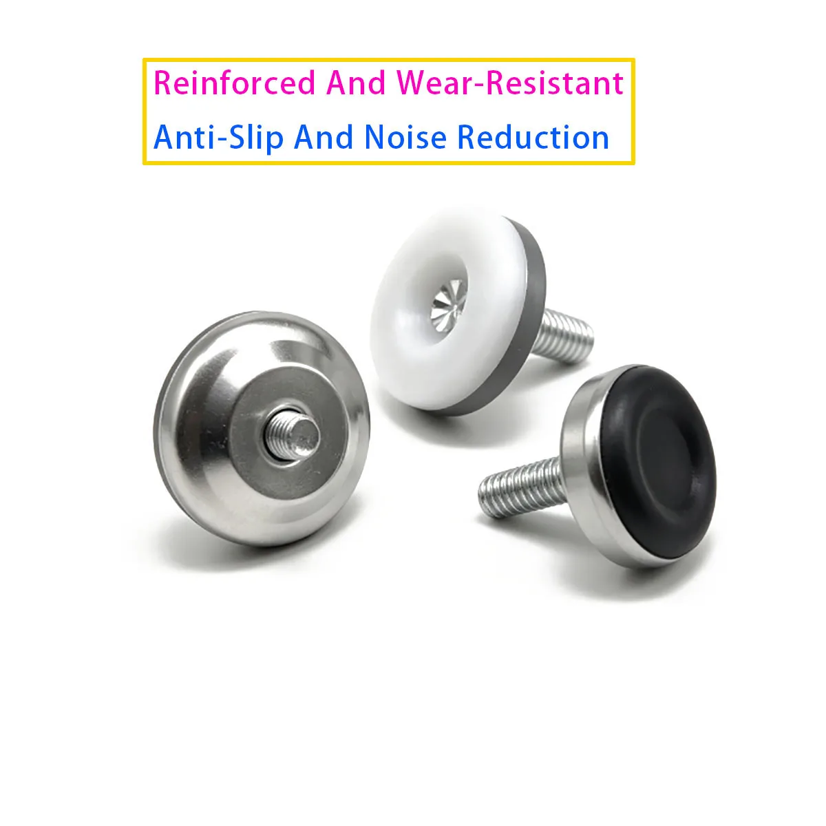 Stainless Steel/iron Adjustable Foot Pad Screw Table and Chair Furniture Leg Shock Protection Pad M6 M10 M8