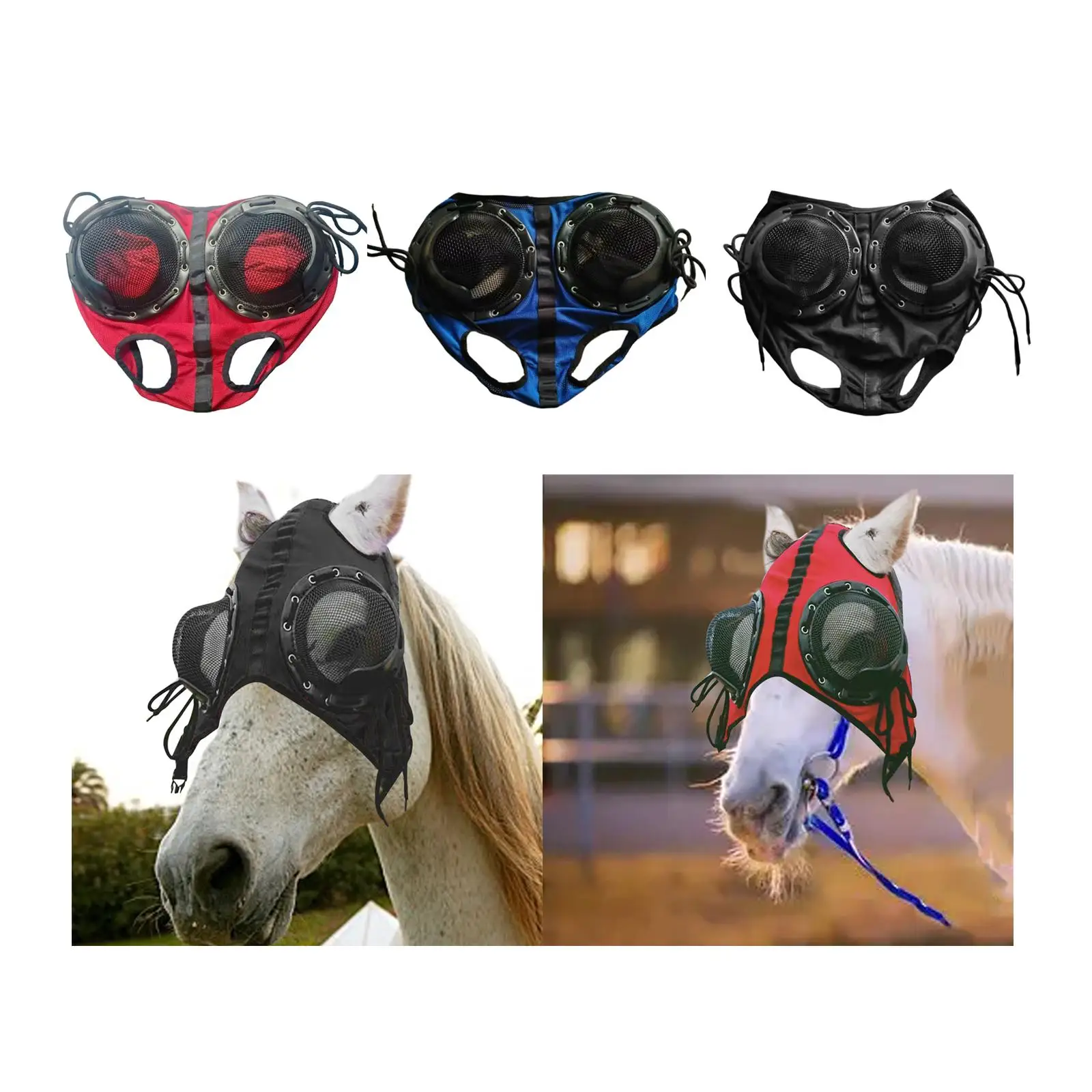 

Horse Racing Goggles Professional Replaces Premium Equipment Protective Net