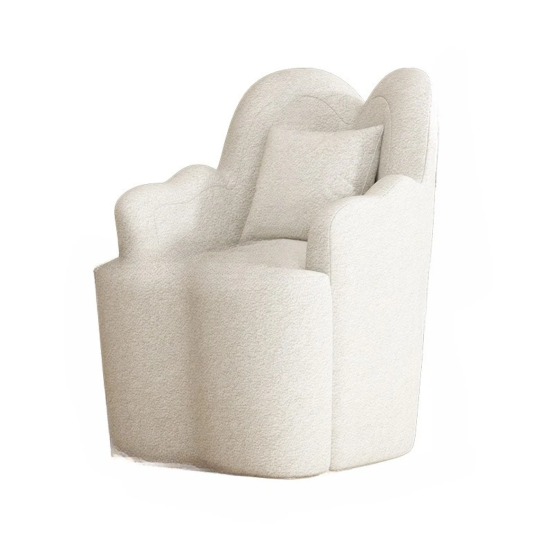 

Cream style Internet celebrity backrest makeup chair, creative girls home chair