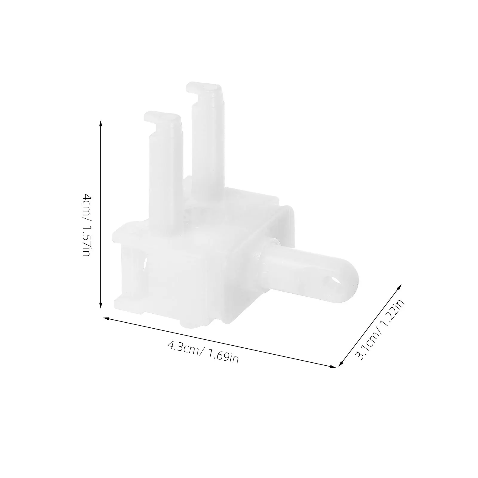 6개 세트 수직 블라인드 완드 컨트롤 교체용 세련된 디자인 향상된 인테리어 스타일 가정 사무실용 화이트 창문 블라인드 브래킷
