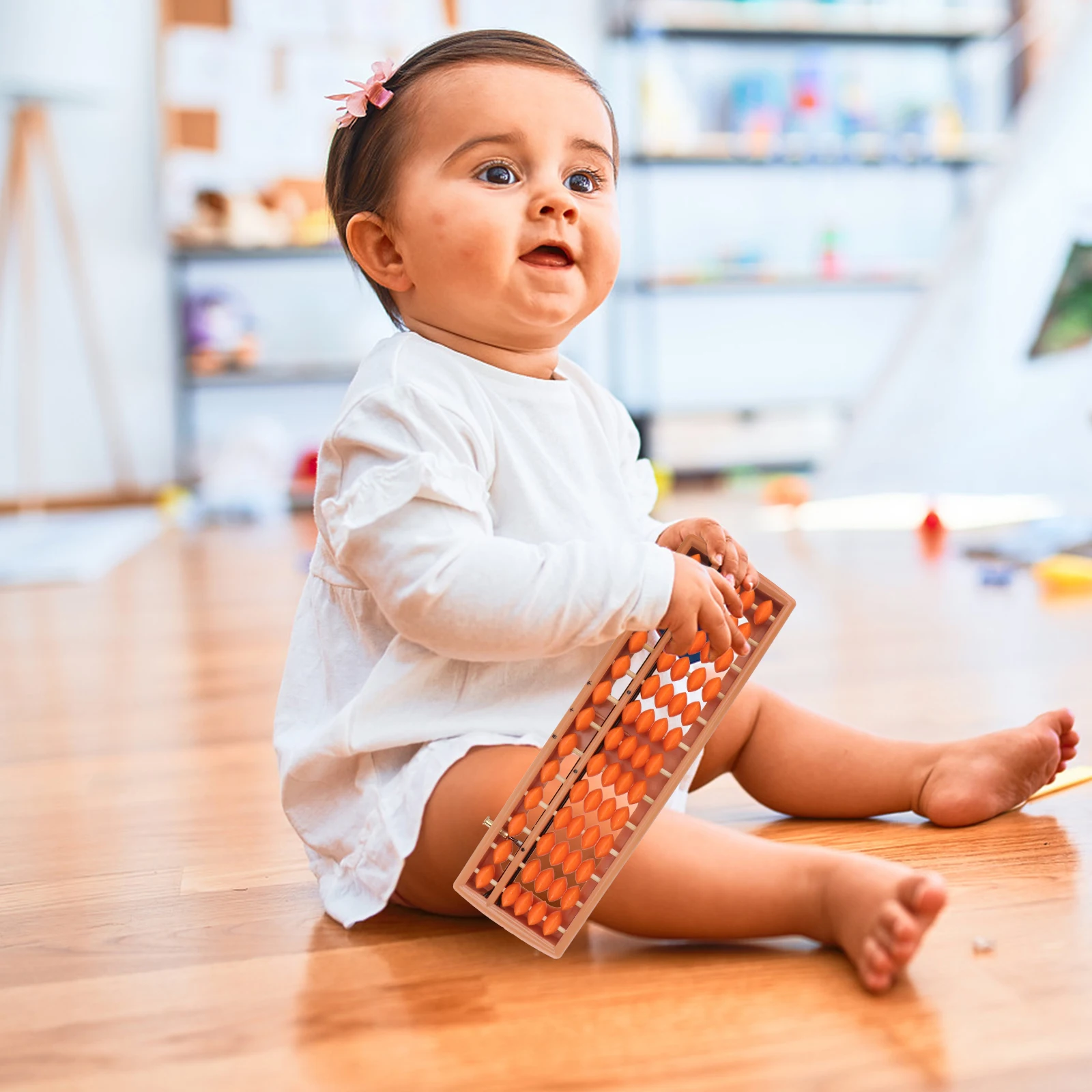 ألعاب أطفال رياضية مكونة من 13 سرعة من المعداد على الطراز الصيني القديم للأطفال الصغار الذين يتعلمون العد