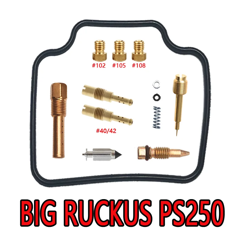 Honda BIG RUCKUS PS250 Carburetor Repair Kit Float & Plunger Diaphragm