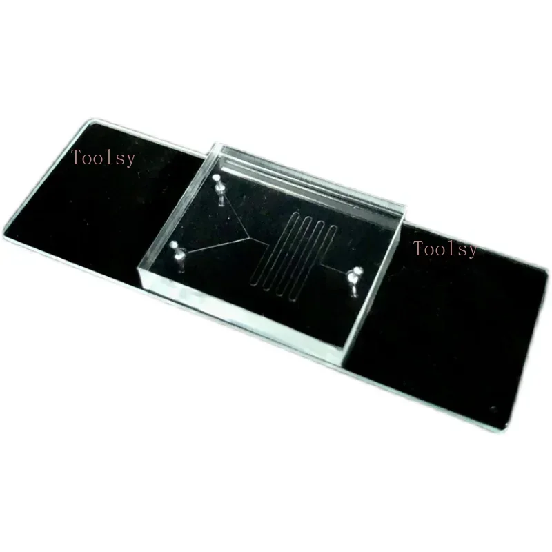 رقاقة معيار ستوكات PDMS مادة Y-نوع ميكروفوليوديك ليبوسوم LNP رقاقة مختبر التخصيص والمعالجة #1