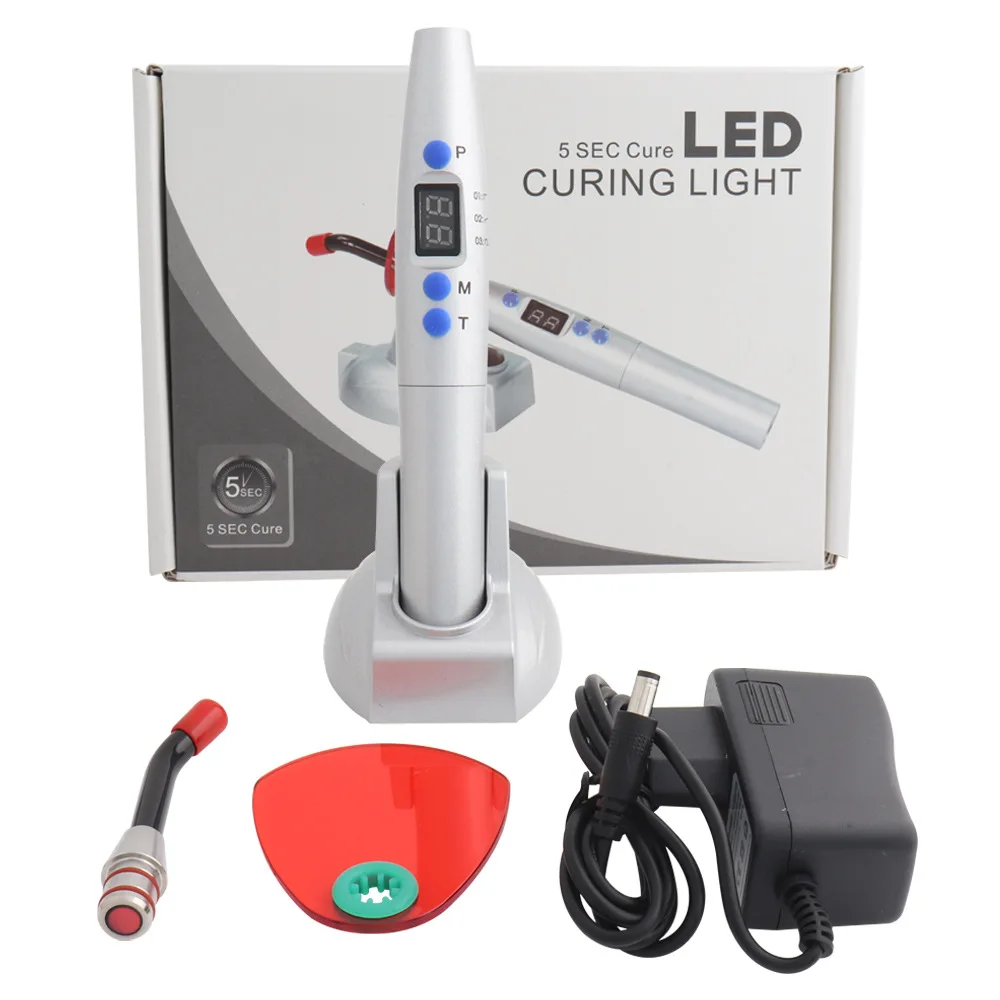 Materiais dentais instrumento dental máquina de cura de luz caneta material resinoso led máquina de cura de luz acessórios dentários