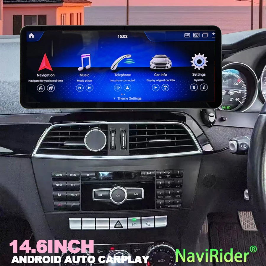 

14.6" Android 14 For Benz C Class W204 2011-2014 RHD GPS Navigation Multimedia Video Player Car Radio Carplay Stereo Head Unit