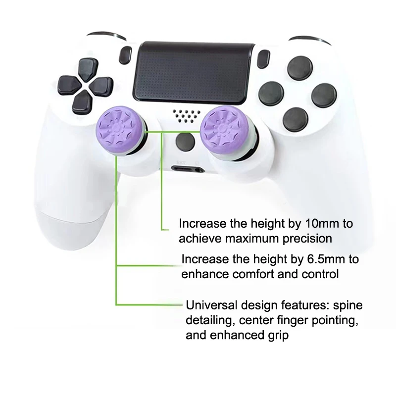 Freek Galaxy FPS لـ High-Rise Analog Stick PS5 Joystick Controller Performance Command Stick Game غطاء من السيليكون