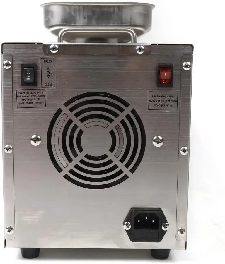 Press Machine, 1500W Electric Presser, Hot Cold Press Machine, Stainless Steel Oil Extractor, Intelligent Oil Temper
