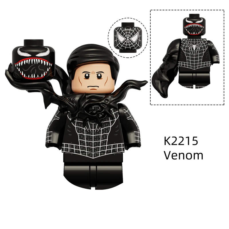 K832 latest Venom Anti-Venom Riot Building Blocks Hero Anime Bricks Dolls Mini Action Toy Figures Assemble Blocks Children Gifts