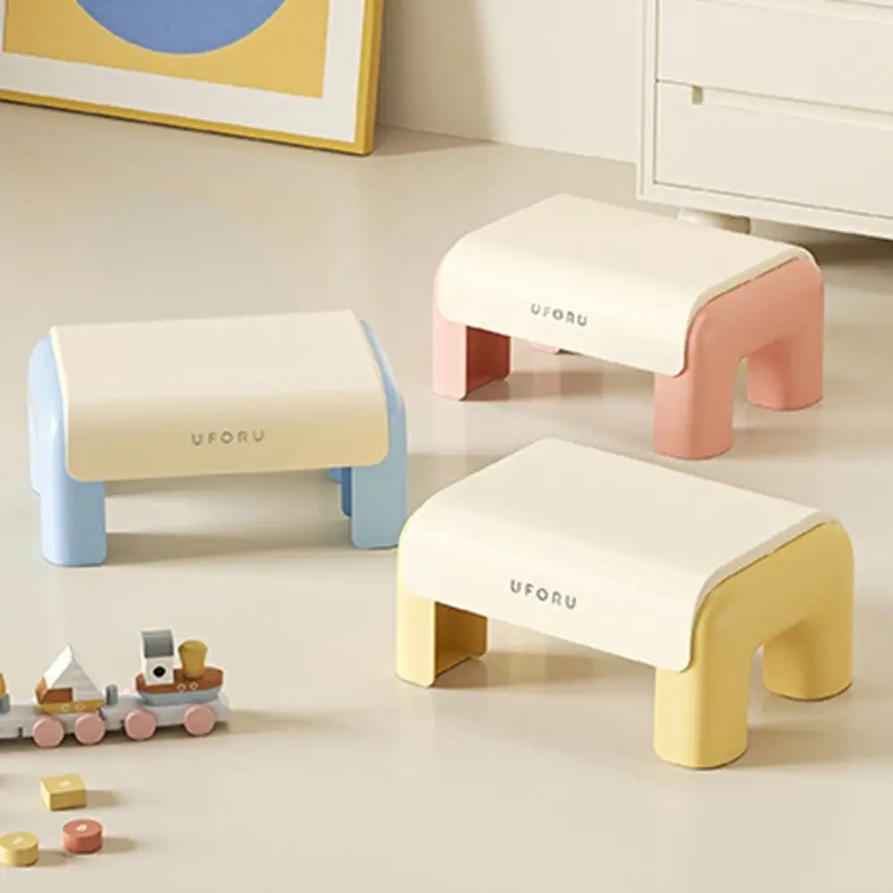 

Ergonomic Shoe Changing Stool Waterproof Anti-Slip Children's Small Stool Multi-Function Universal Under Desk Footrest Household