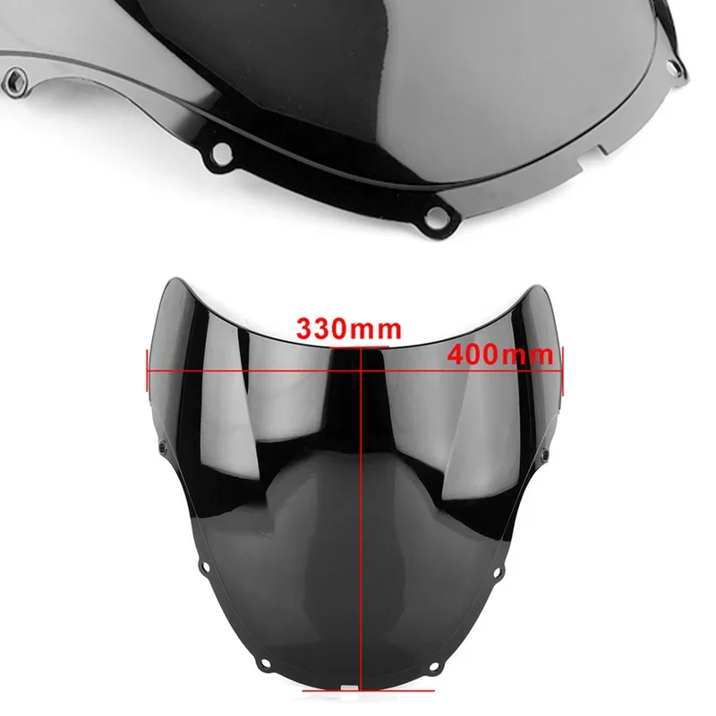 Motorcycle For Honda CBR600RR F4 1999 2000 Screen Double Bubble Windshield Deflector Protector WindScreen Wind Deflector