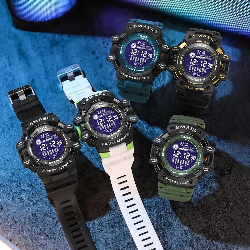 2023 LED Digital Watch for Kids Sports Waterproof Watches Boy Girl Children Watch Electronic Clock Relojes Electronic Watches