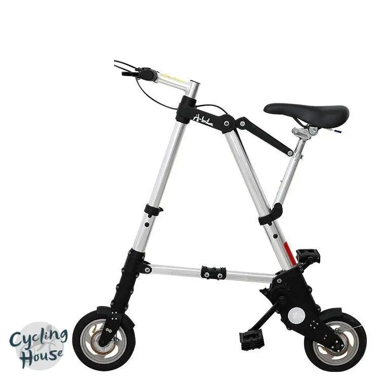 Foldable Bike 8 Inch Aluminum Alloy Cycling Ultra Light Mini Bicycle Adult Office Worker Pneumatic Tire