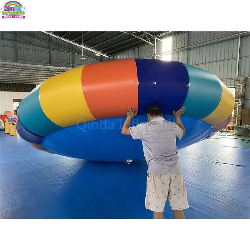 

4M Diameter Towable Flying Inflatable Disco Boat For Water Games