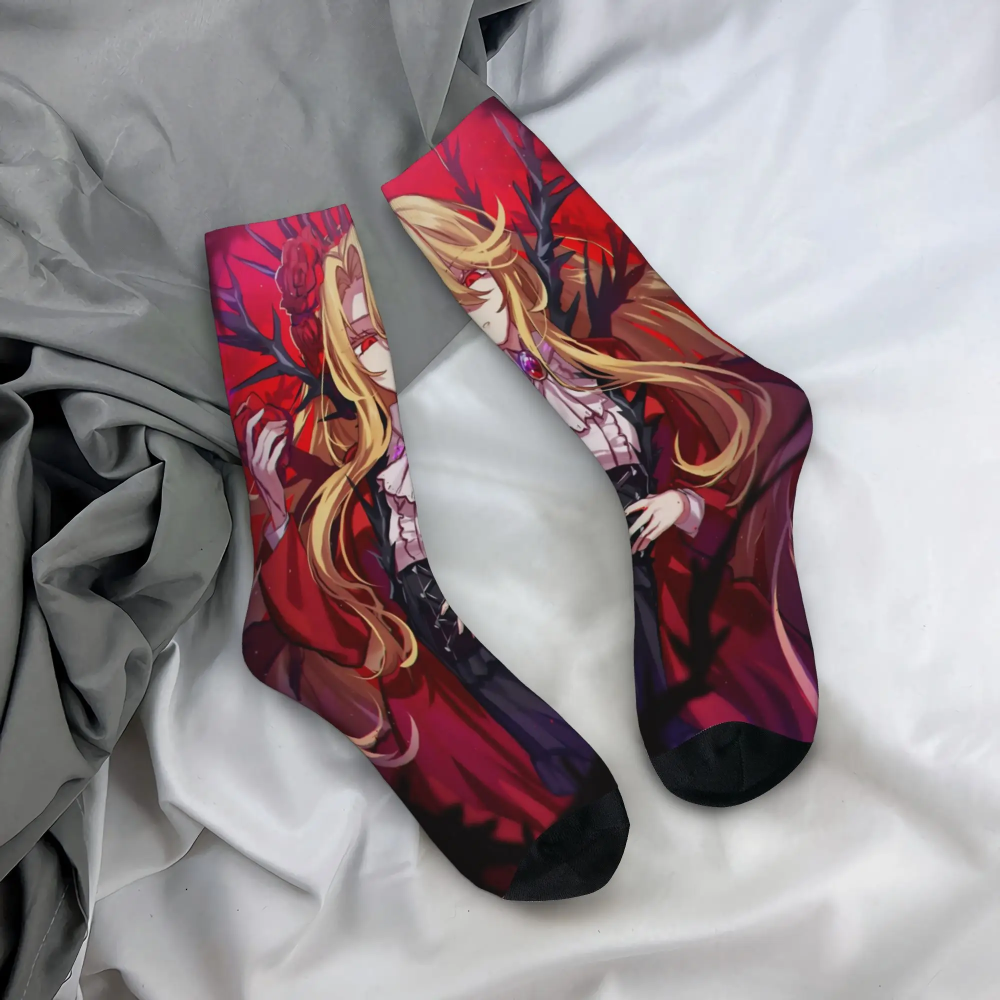 Limbus Company Project moon Design Crew Socks Stuff for Women Cozy Crew Socks