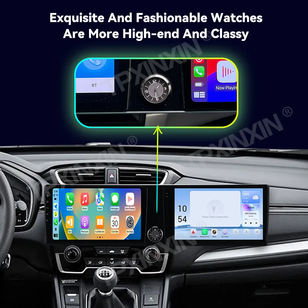 Dual 10.1 Inch Touch Screen For Honda CRV 2015 2016 2017 2018 2019 2020 2021 Car Multimedia player Stereo Radio Receiver 4G WiFi
