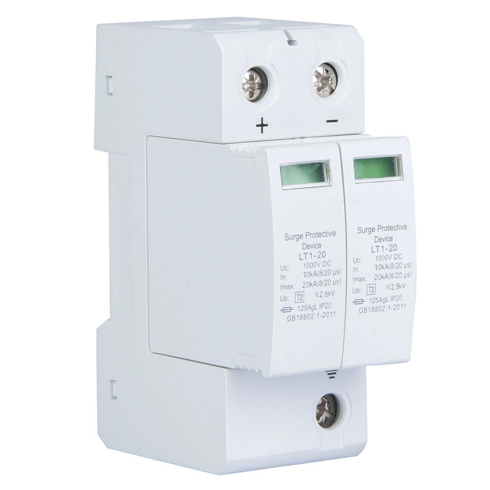 2P Surge Protective Device Photovoltaic Protector Low Voltage Lightning Arrester Low voltage Arrester Protective Device
