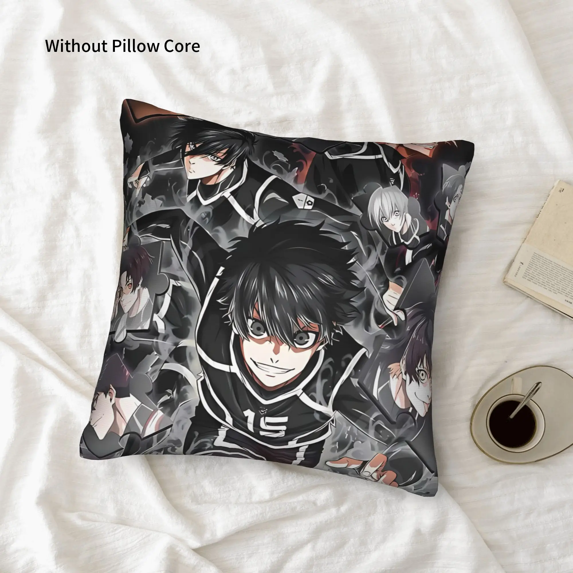 1PC Blue Lock Football Anime Pillow Case Home Decor Items Double-Sided Printing  Sofa Cushion Bedroom Bedside Pillow