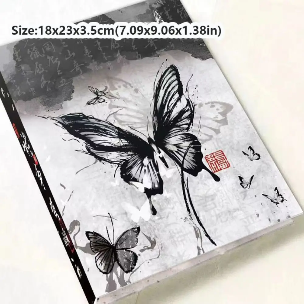 INS Binder Photo Album A5 Butterfly Rose Series Loose-leaf Album Photocard Collection Books Gift