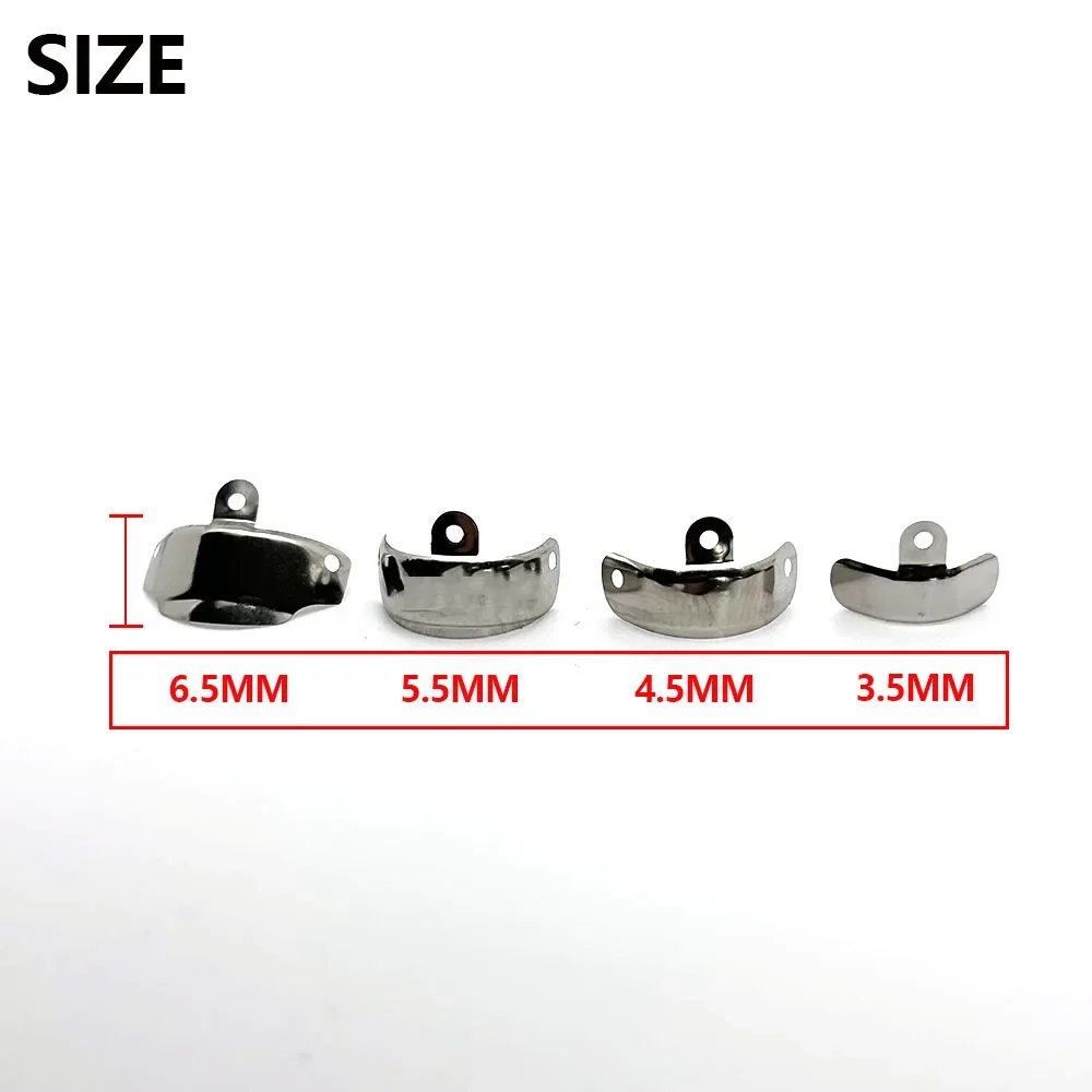 100 unids/caja matriz seccional profesional bandas contorneadas odontología sistema  matriz  Metal recarga Matrices