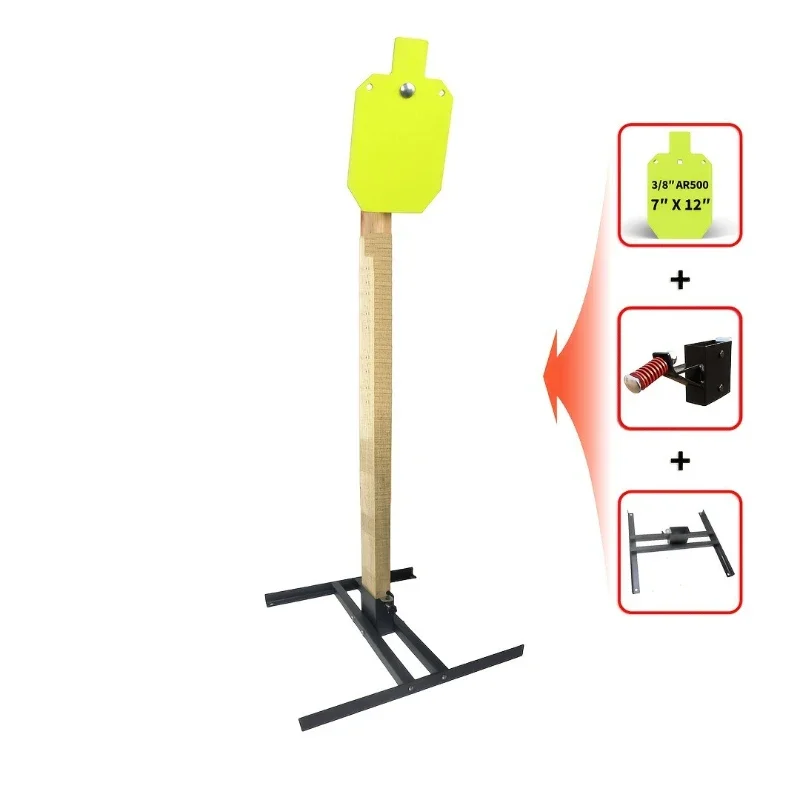AR500 steel targets shooting practice target chassis AR500 target board support bottom