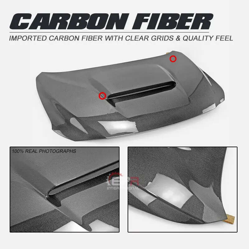 For Subaru WRX VBH S4 OE Type Front vented hood Bonnet carbon fiber bodykits