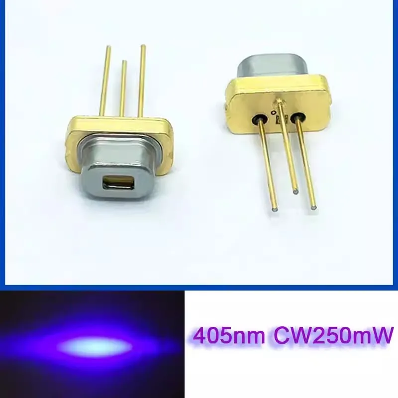 1pcs New original Nichia NDV4622 405nm CW250mW Blue-Violet Laser Diode TO-5.6mm