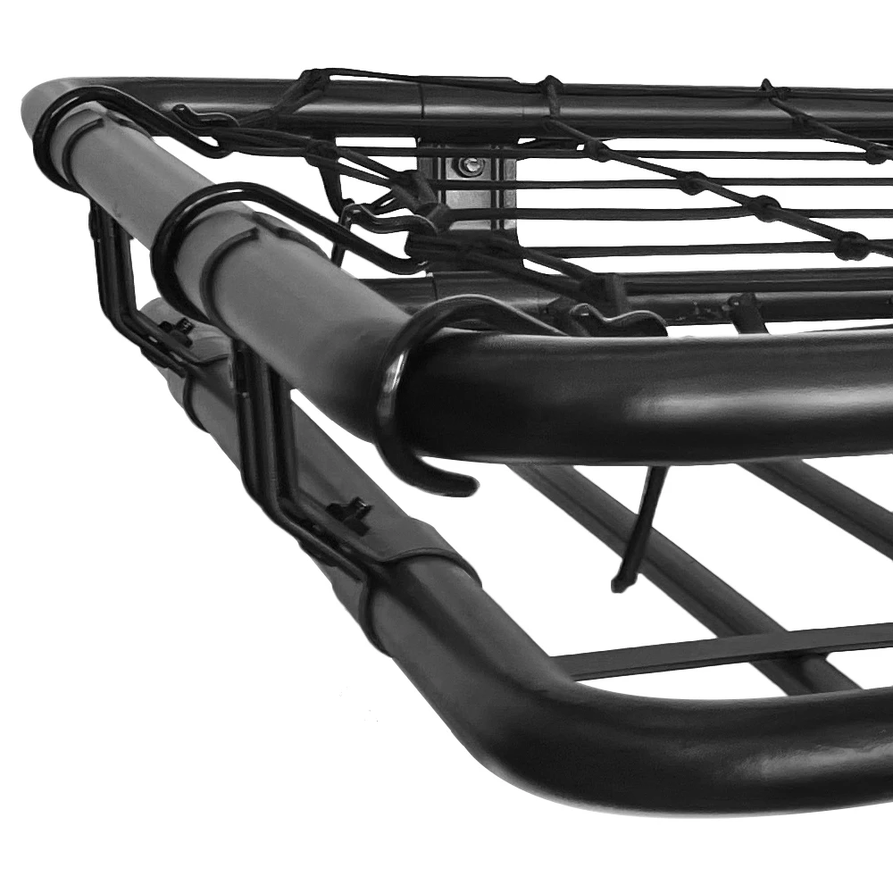 Roof Rack Mounted Luggage Carrier Cargo Basket Fit for 07-18 Wrangler JK