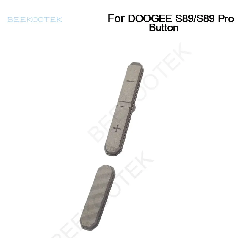 Original DOOGEE S89/S89 Pro Battery Cover Left and Right Decorative Parts Middle Metal Frame With Side Key For DOOGEE S89 Phone