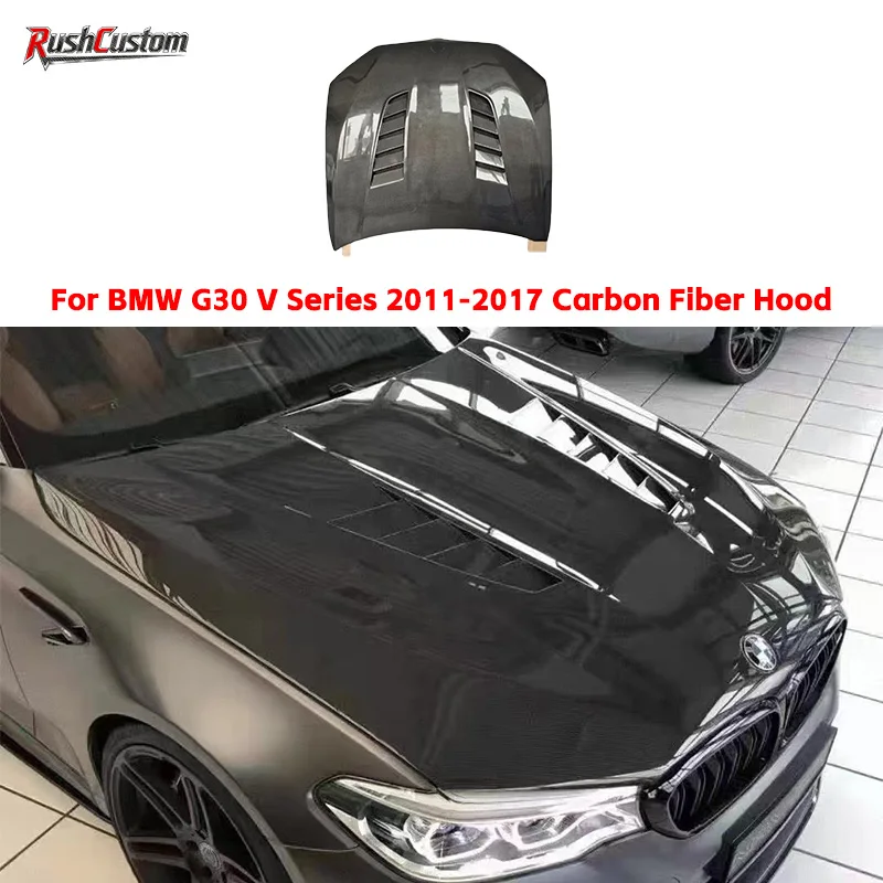 

Fit for 2011-2017 BMW G30 V Series Carbon Fiber Engine Hood Front Cover High Quality Car Styling Upgrade Body Kit